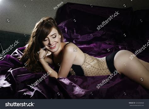 Russian Beautiful Sexy Girl Lingerie Excellent Stock Photo 524204068 Shutterstock