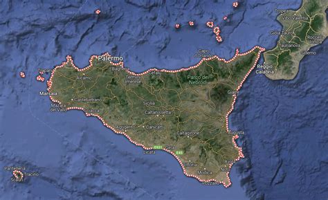 italy map discover italys wonders google earth hacks