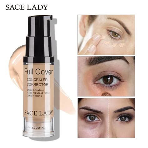 Sace Lady корректор для глаз основа для макияжа 6 мл полное покрытие ...