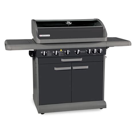 Matador 6 Burner Hooded Boss Bbq With Side Burner Bunnings Warehouse