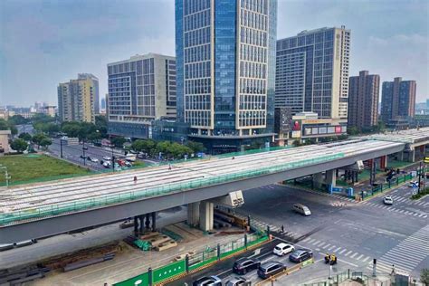 宏润嘉兴市区快速路环线工程东升路口恢复通车 公司新闻 宏润建设集团股份有限公司