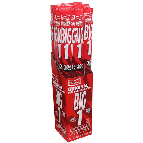 Original Pork And Beef Big 1 Snack Stick Klement S