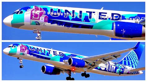 United Airlines Boeing 757 224 Her Art Here New Yorknew Jersey Livery