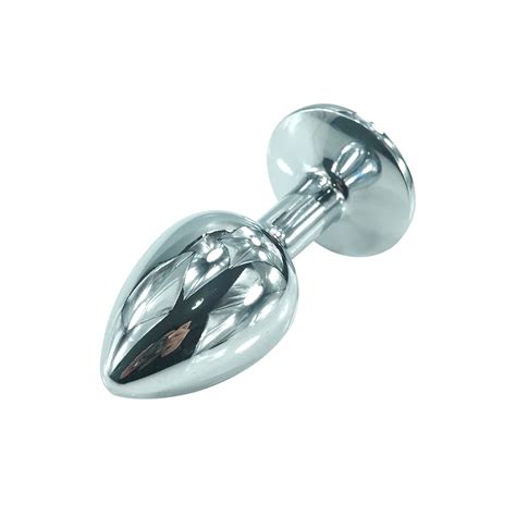 Round Stones Small Size Jewelry Crystal Gems Metal Anal Butt Plug Sex Toy Wholesale Shop Buy