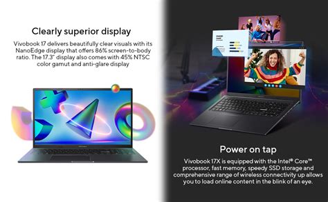 ASUS Vivobook - Portátil 17X, visualización FHD de 17.3 Pulgadas, CPU ...