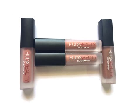 Huda Beauty The Nude Edition Liquid Matte Minis Lipstick Set Review