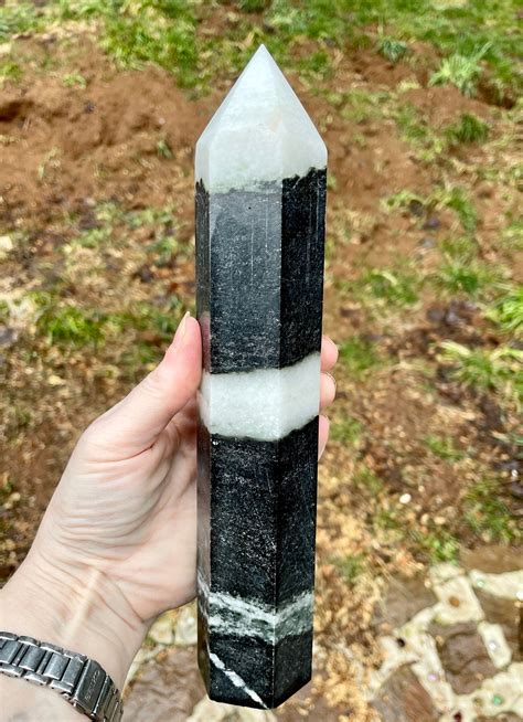 Lb Tai Chi Or Yin Yang Stone Obelisk Pillar Tower Point Etsy