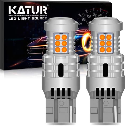 KATUR T20 7440 W21W WY21W 7440NA Lampadine A LED Luminoso Eccellente