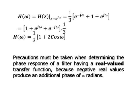 Pole Zero Placement Method Of Filter Design Pptx