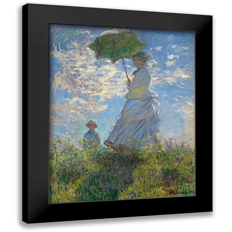 Monet Claude 15x18 Black Modern Framed Museum Art Print Titled Woman