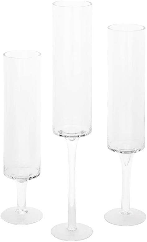 Modern Skinny Pedestal Candle Holders Slim Floating Candle Holders