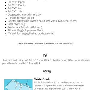 Hot Air Balloon Baby Mobile PDF Pattern DIY Felt Clouds Nursery Mobile Etsy