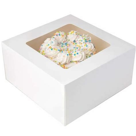 750 Gm White Kraft Paper Cake Box At Rs 13 Piece Paper Cake Box In