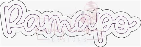 ramapo double applique design ramapo offset applique design school