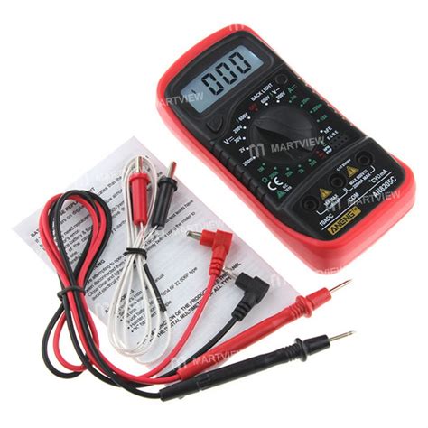 Aneng AN8205C Portable AC / DC Digital Multimeter - Martview