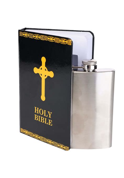 Holy Bible Costume Accessory Flask | Religious Accessories