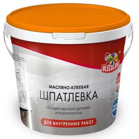 Шпатлевка масляно-клеевая для внутренних работ 0.9кг OLECOLOR купить по ...