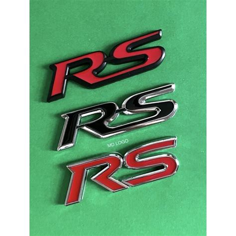 โลโก้rs Toyota ขนาด9x25cm ราคาต่อชิ้น วัสดุโลหะ Shopee Thailand