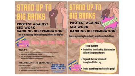 Sex Worker Collectives To Protest Against Banking Discrimination Tomorrow LA Direct Models