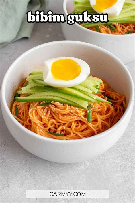 Bibim Guksu Carmy Easy Healthy Ish Recipes