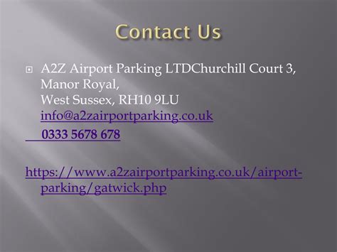 PPT - Gatwick Airport Parking Services PowerPoint Presentation, free