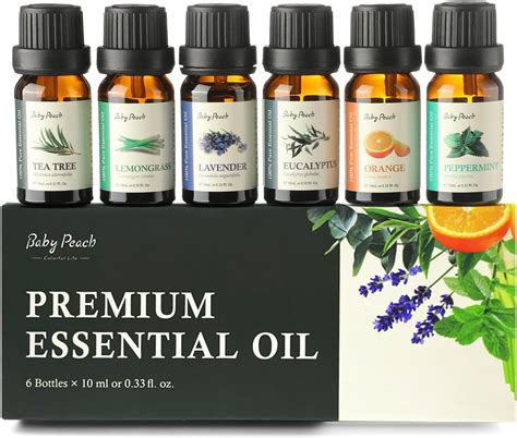 amazoncom essential oils set  pure aroma top  aromatherapy oils
