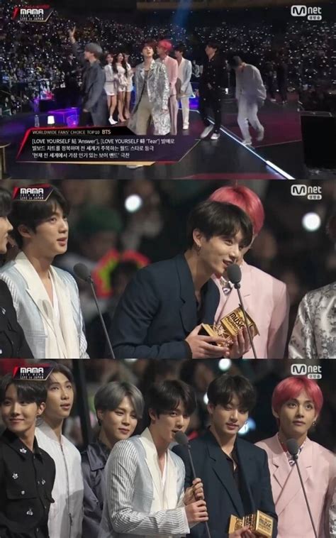 2018 마마 일본 방탄소년단 Top 10 수상 “다양한 나라서 인기 영광”｜스포츠동아