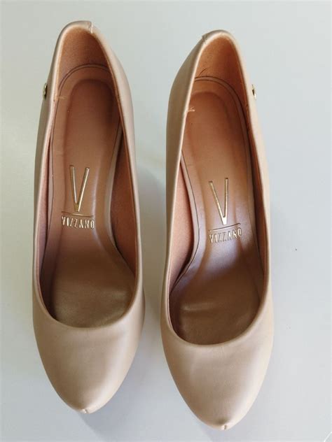 Sapato Tipo Scarpin Meia Pata Nude Bege Sapato Feminino Vizzano Usado 79317788 Enjoei