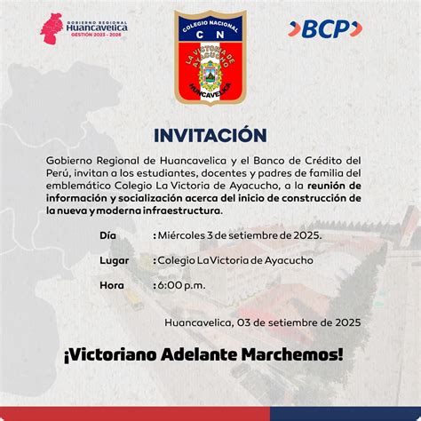 Colegio Nacional La Victoria De Ayacucho Huancavelica 7