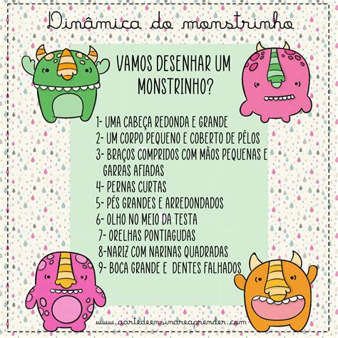 DINÂMICA DO MONSTRINHO - A Arte de Ensinar e Aprender