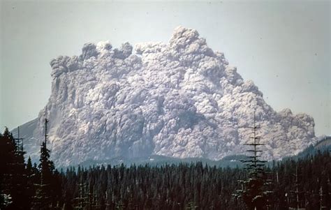 Mount St Helens In Late Evening May 17 1980 Plus The Morning Of May