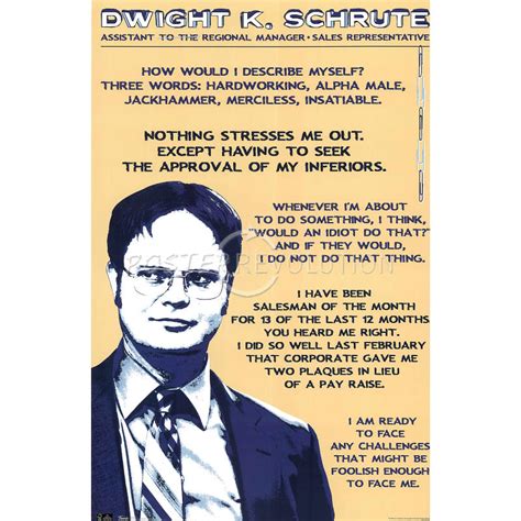 Dwight Schrute Motivational Quotes Quotesgram
