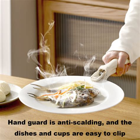 Hot Dishes Clamp One Handed Cutlery Clip Easy One Handed Anti Scald Bowl Clip With Heat