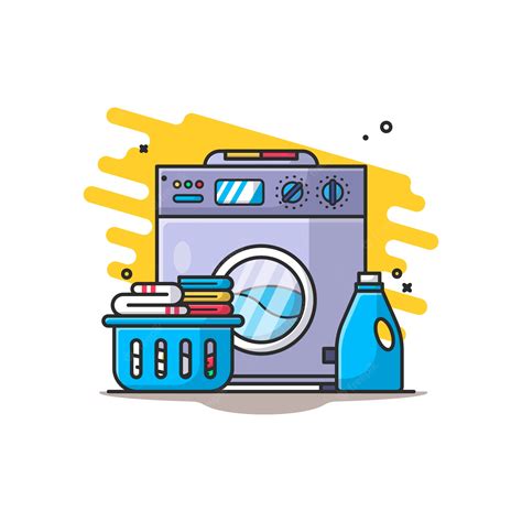 Premium Vector Laundry Illustration