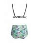 Women S Push Up Sexy Floral Printed Bikini Swimsuit High Wasited Padded Bandage Bathing Suit
