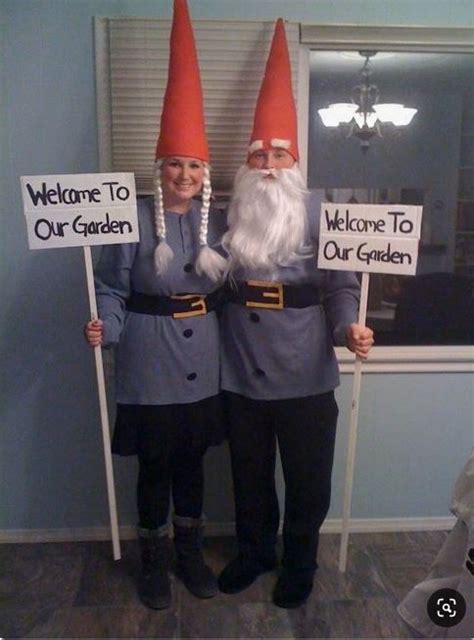 Garden Gnomes Gnome Costume Clever Halloween Costumes Halloween