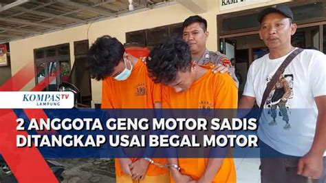 Lukai Korban Pakai Sajam Anggota Geng Motor Ditangkap Polisi