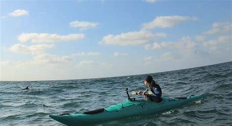 Ocean Kayaking at La Jolla Shores California - Ten Digit Grid