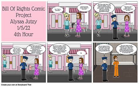 Bill Of Rights Comic Project Storyboard By 083908ff