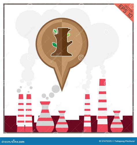 Toxic Fumes Release Vector Illustration | CartoonDealer.com #87497652