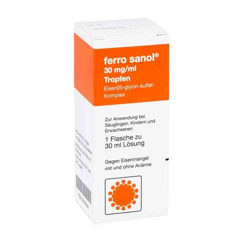 Ferro Sanol Krople z żelazem 30 ml | apteka internetowa apo-discounter.pl