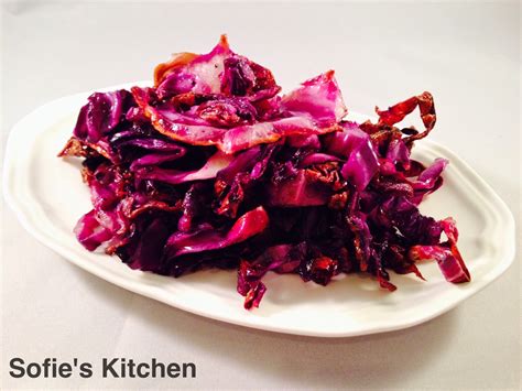 Sofie's Kitchen: Vegetarian Wednesday - Crispy Purple Cabbage