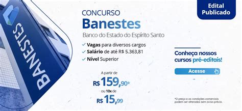 Concurso BANESTES 2024 Inscrições ABERTAS para 538 vagas Blog