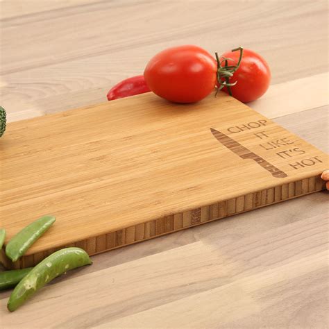 Chop It Like It S Hot Bamboo Cutting Board Etsy
