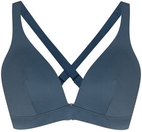 FORM AND FOLD The Tri Cross Strap Bikini Top ShopStyle Two Piece Swimsuits