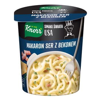 Knorr Danie Makaron Z Sosem Serowym I W Dzonym Boczkiem Po Ameryka Sku