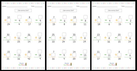 Sencillas Sumas Y Restas Qu N Mero Falta