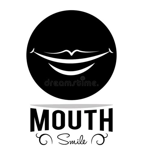 Mouth design stock vector. Illustration of making, smile - 58564064