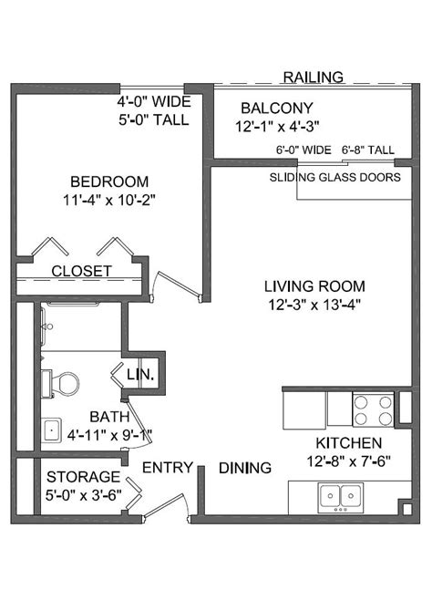 Floor Plans Sliding Glass Door Manor