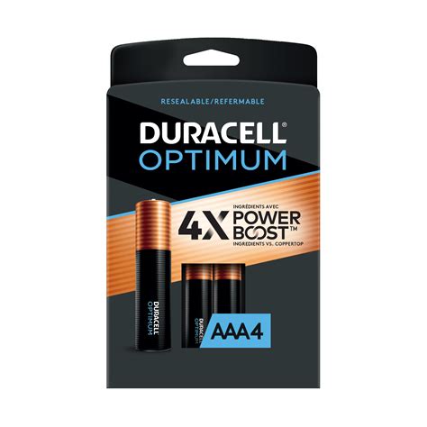 Duracell Optimum Aaa Long Lasting Battery With X Power Boost Variety